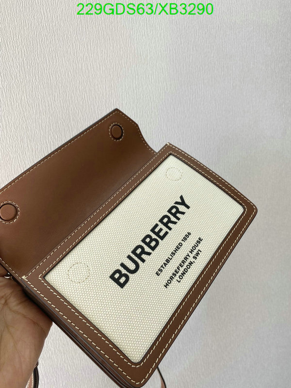 Burberry Bag-(Mirror)-Diagonal-,Code: XB3290,$: 229USD