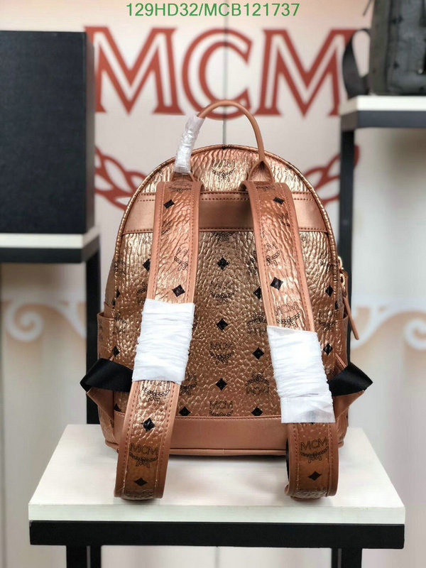 MCM Bag-(Mirror)-Backpack-,Code: MCB121737,$: 129USD