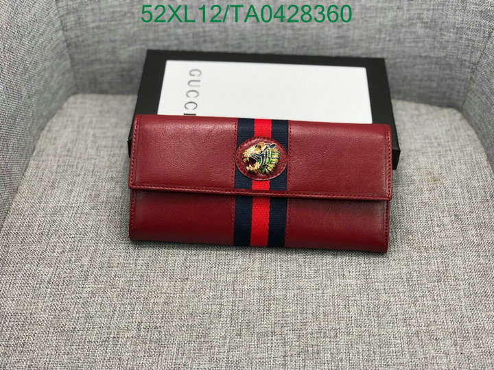 Gucci Bag-(4A)-Wallet-,Code:TA0428360,$: 52USD