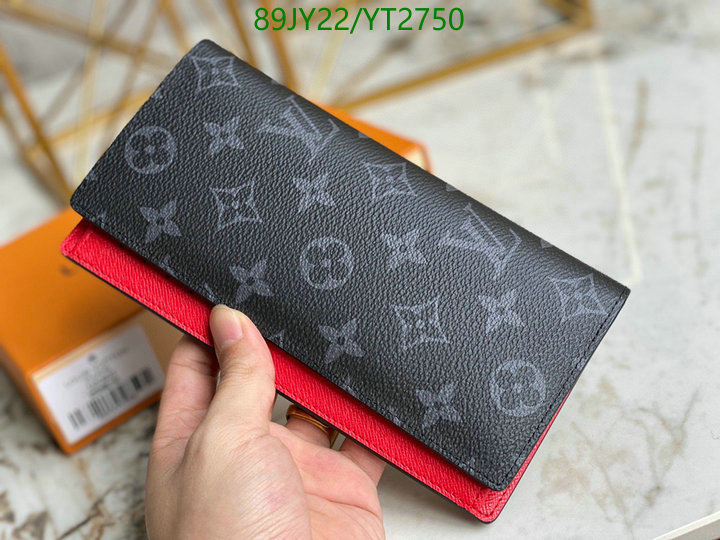 LV Bags-(Mirror)-Wallet-,Code: YT2750,$: 89USD