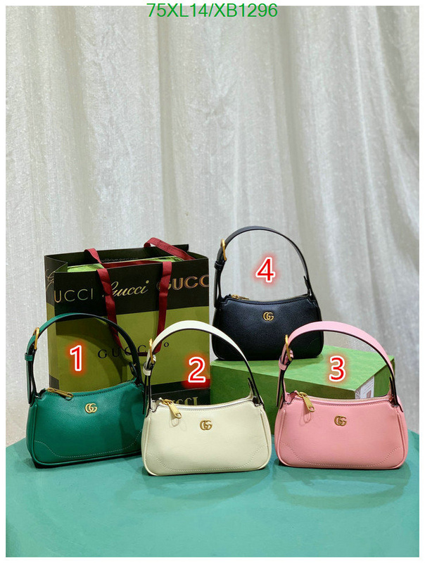 Gucci Bag-(4A)-Handbag-,Code: XB1296,$: 75USD