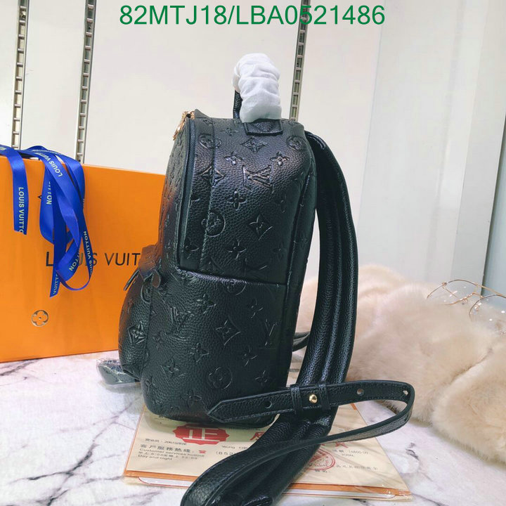 LV Bags-(4A)-Backpack-,Code:LBA0521486,$: 82USD
