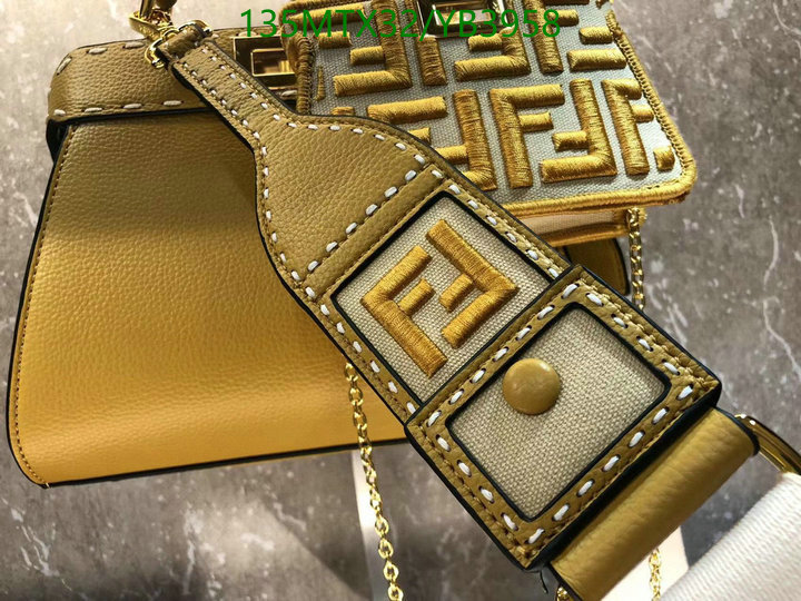 Fendi Bag-(4A)-Peekaboo,Code: YB3958,$: 135USD