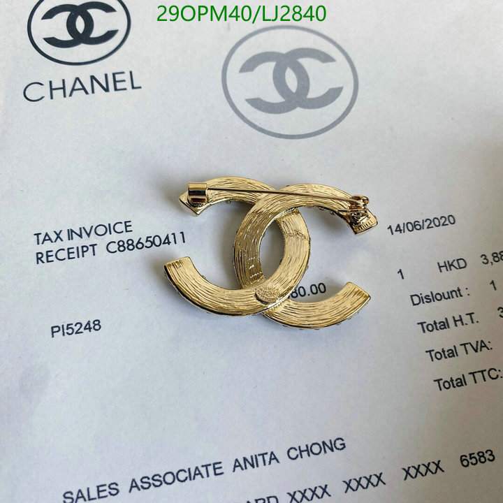 Jewelry-Chanel,Code: LJ2840,$: 29USD