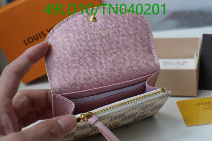 LV Bags-(Mirror)-Wallet-,Code: TN040201,$: 49USD