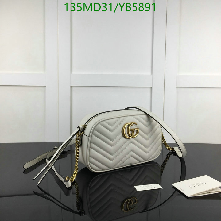 Gucci Bag-(Mirror)-Marmont,Code: YB5891,$: 135USD