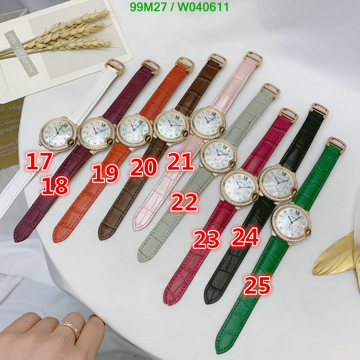 Watch-4A Quality-Cartier, Code: W040611,$: 99USD