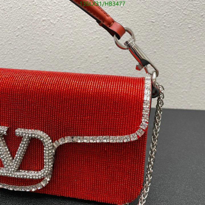 Valentino Bag-(4A)-LOC-V Logo ,Code: HB3477,$: 135USD