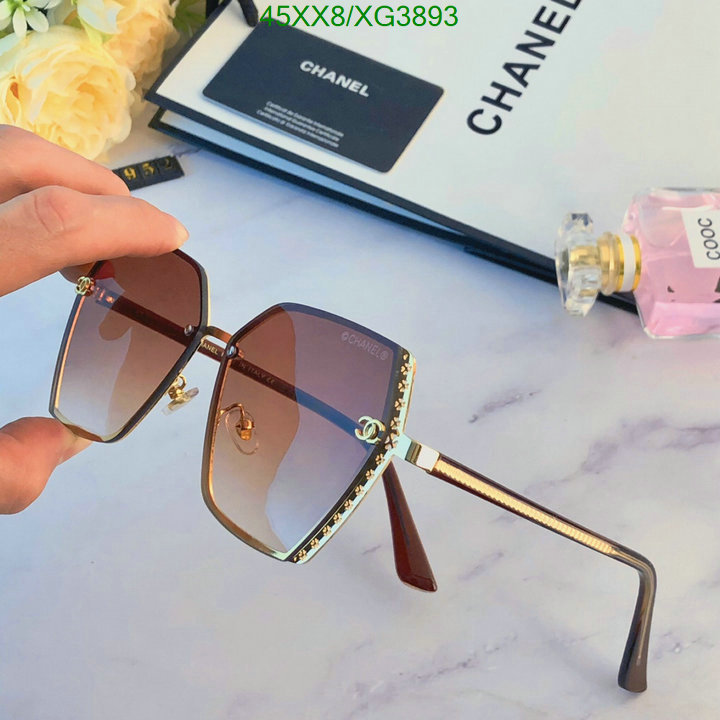 Glasses-Chanel, Code: XG3893,$: 45USD