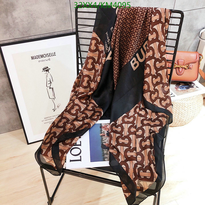 Scarf-Burberry, Code: KM4095,$: 32USD