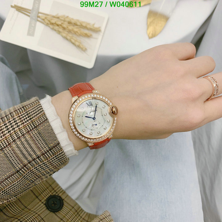 Watch-4A Quality-Cartier, Code: W040611,$: 99USD