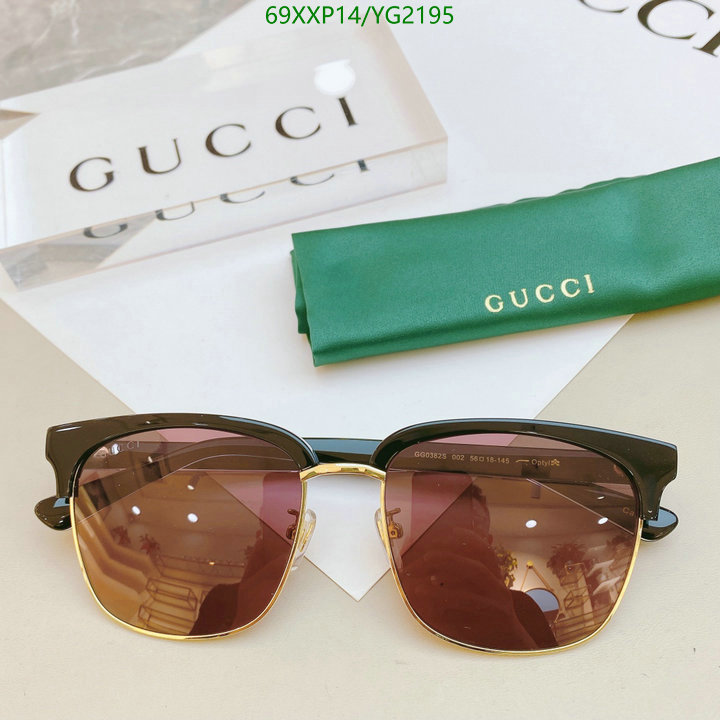 Glasses-Gucci, Code: YG2195,$: 69USD