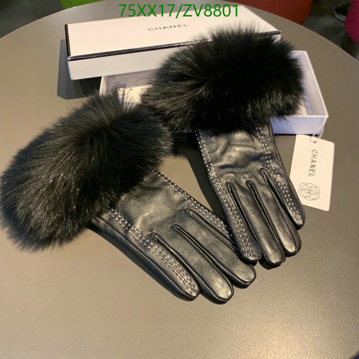 Gloves-Chanel, Code: ZV8801,$: 75USD