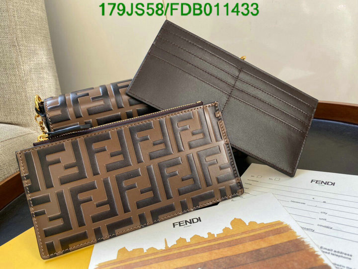 Fendi Bag-(Mirror)-Diagonal-,Code: FDB011433,$: 179USD