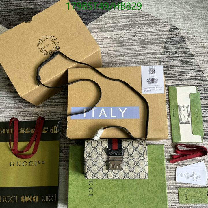Gucci Bag-(Mirror)-Padlock,Code: HB829,$: 179USD