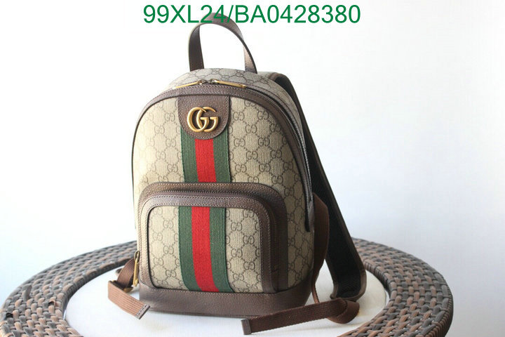 Gucci Bag-(4A)-Backpack-,Code:BA0428380,$: 99USD