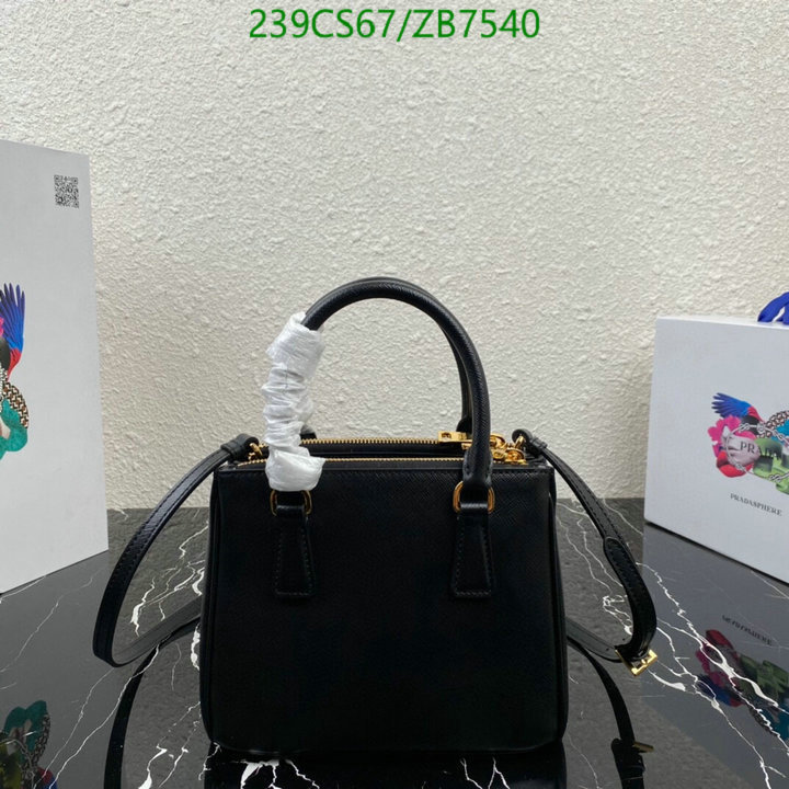 Prada Bag-(Mirror)-Handbag-,Code: ZB7540,$: 239USD