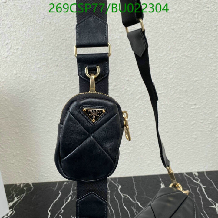 Prada Bag-(Mirror)-Diagonal-,Code: BU022304,$: 269USD