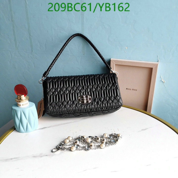 Miu Miu Bag-(Mirror)-Diagonal-,Code: YB162,$: 209USD