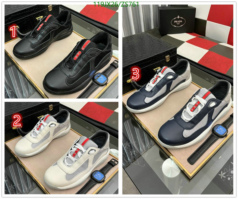 Men shoes-Prada, Code: ZS761,$: 119USD