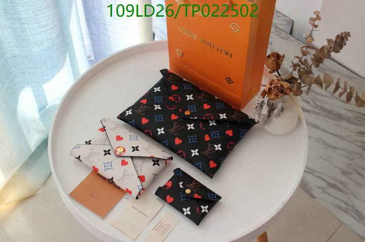 LV Bags-(Mirror)-Wallet-,Code: TP022502,$: 109USD