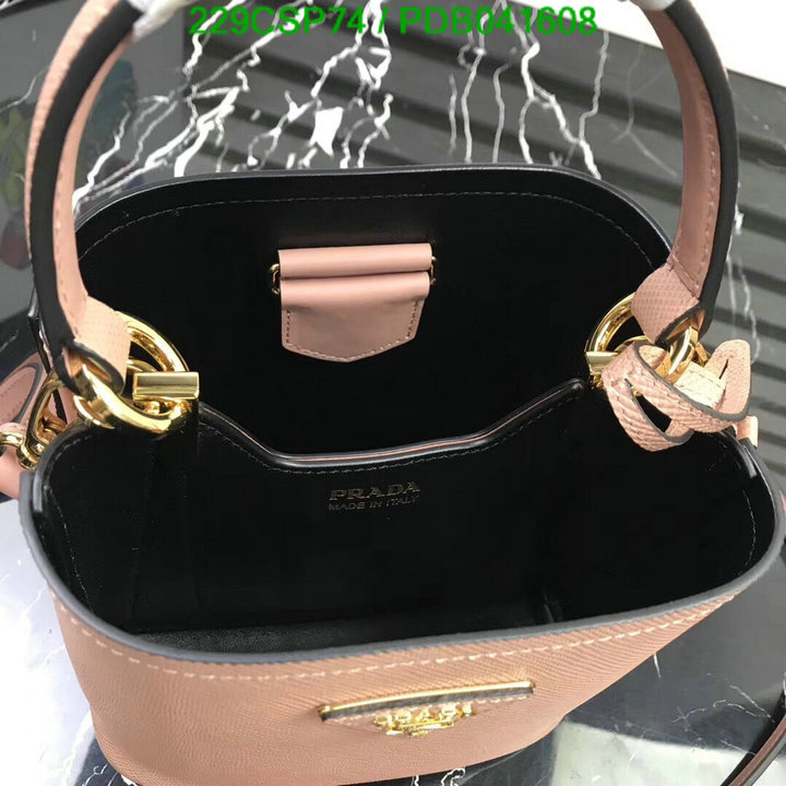 Prada Bag-(Mirror)-Diagonal-,Code: PDB041608,$: 229USD