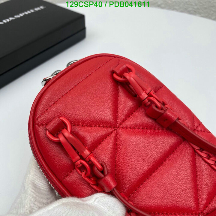 Prada Bag-(Mirror)-Diagonal-,Code: PDB041611,$: 129USD