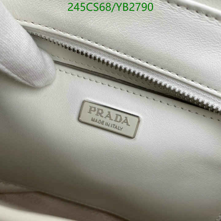 Prada Bag-(Mirror)-Handbag-,Code: YB2790,$: 245USD