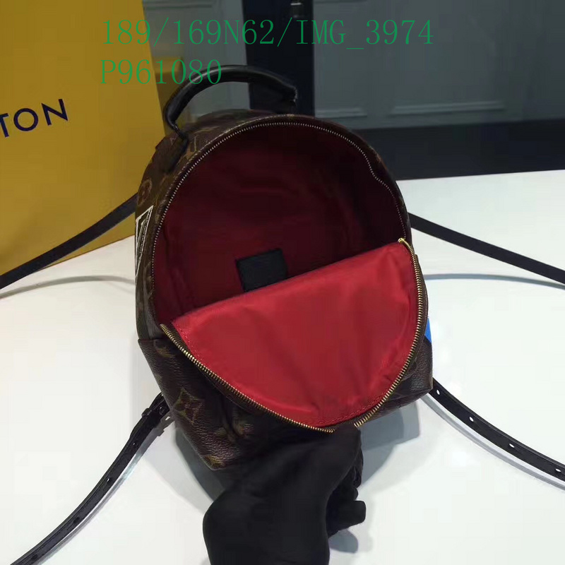 LV Bags-(Mirror)-Backpack-,Code：LB113076,$: 189USD