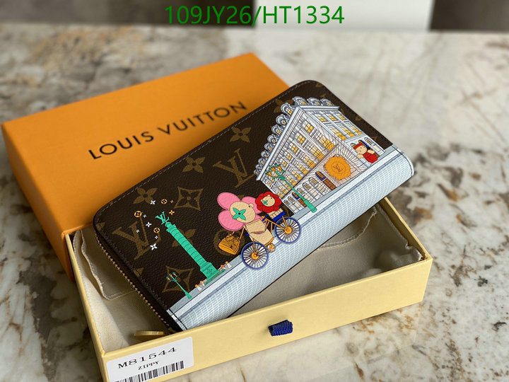 LV Bags-(Mirror)-Wallet-,Code: HT1334,$: 109USD