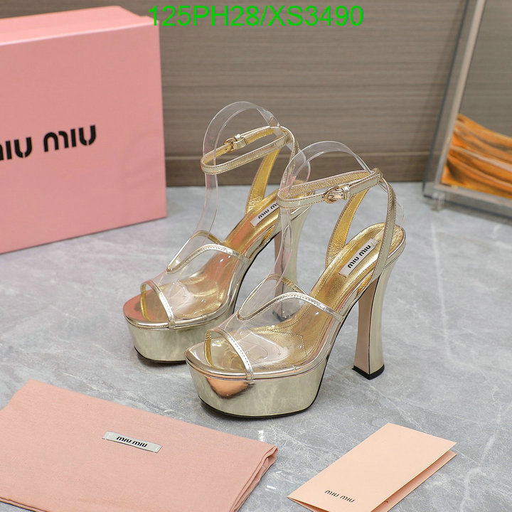 Women Shoes-Miu Miu, Code: XS3490,$: 125USD