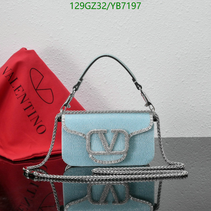 Valentino Bag-(4A)-LOC-V Logo ,Code: YB7197,$: 129USD