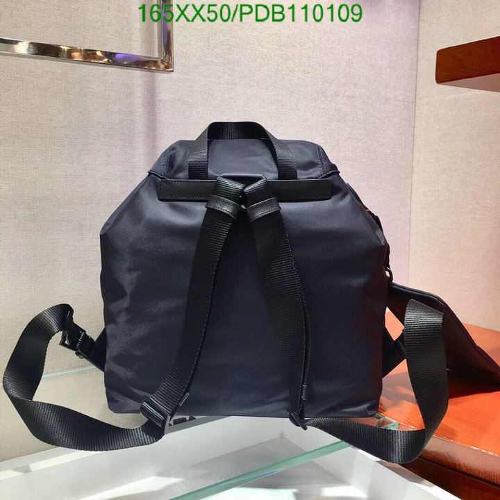 Prada Bag-(Mirror)-Backpack-,Code: PDB110109,$:165USD