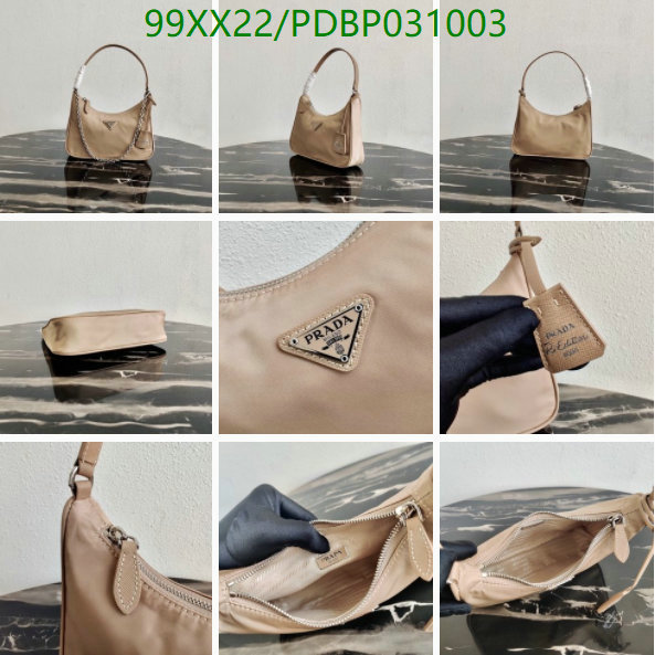 Prada Bag-(Mirror)-Diagonal-,Code: PDBP031003,$: 99USD