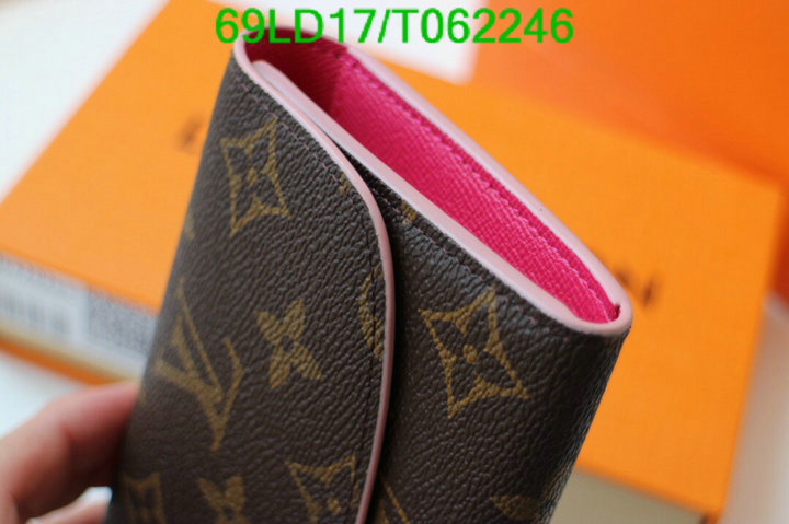 LV Bags-(Mirror)-Wallet-,Code: T062246,$: 69USD