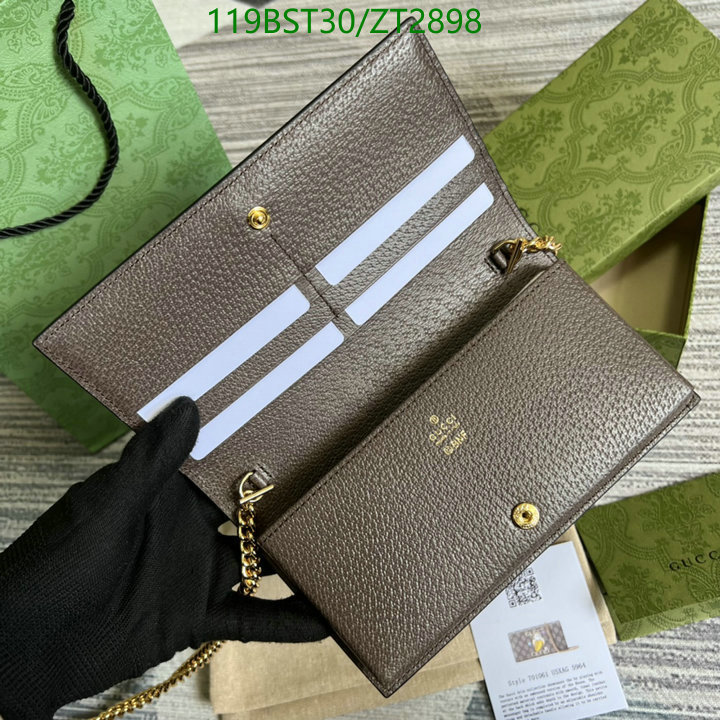 Gucci Bag-(Mirror)-Wallet-,Code: ZT2898,$: 119USD