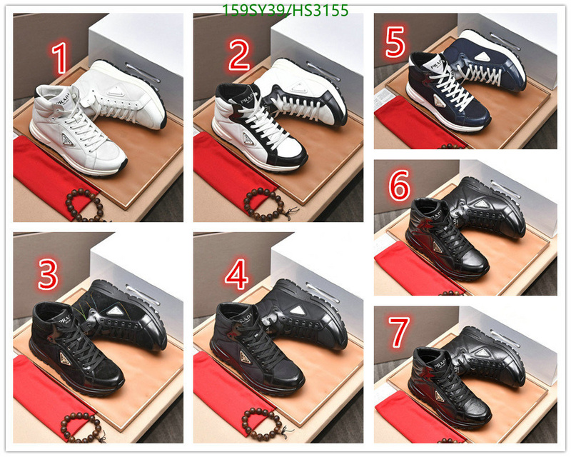 Men shoes-Prada, Code: HS3155,$: 159USD