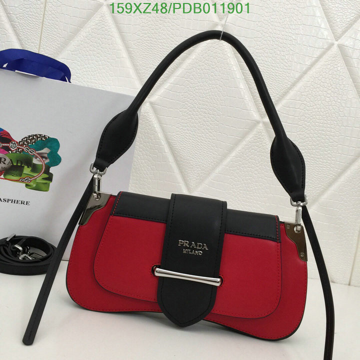 Prada Bag-(Mirror)-Handbag-,Code: PDB011901,$:159USD