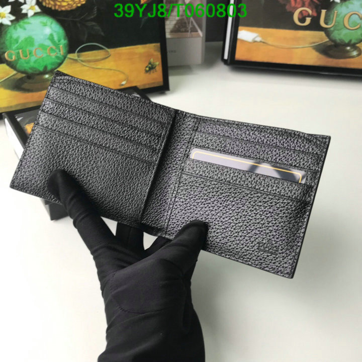 Gucci Bag-(4A)-Wallet-,Code: T060803,$: 39USD