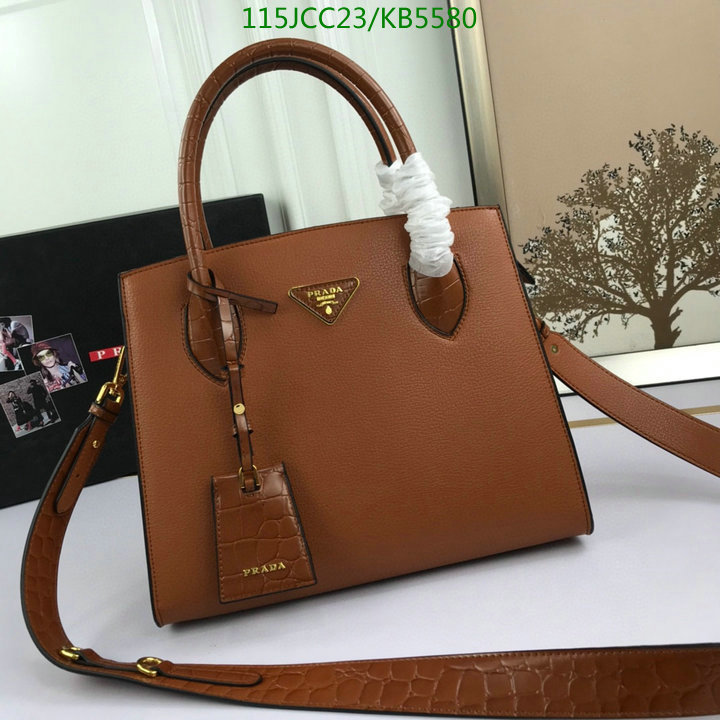 Prada Bag-(4A)-Handbag-,Code: KB5580,$: 115USD