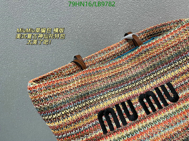 Miu Miu Bag-(4A)-Handbag-,Code: LB9782,$: 79USD