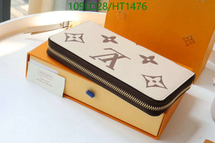 LV Bags-(Mirror)-Wallet-,Code: HT1476,$: 109USD