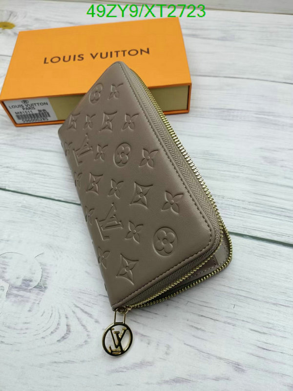 LV Bags-(4A)-Wallet-,Code: XT2723,$: 49USD