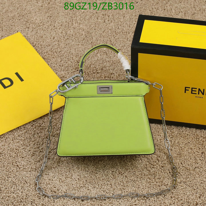 Fendi Bag-(4A)-Diagonal-,Code: ZB3016,$: 89USD