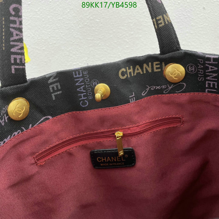 Chanel Bags ( 4A )-Handbag-,Code: YB4598,$: 89USD