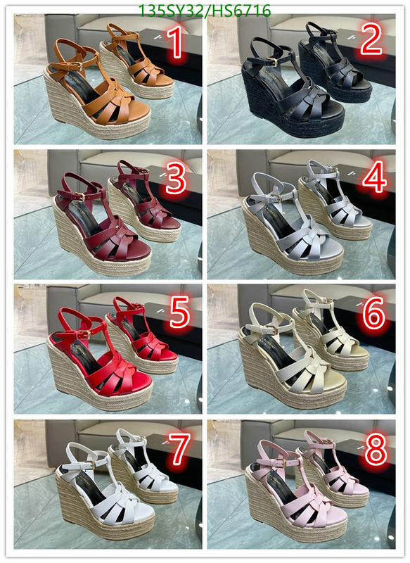Women Shoes-YSL, Code: HS6716,$: 135USD