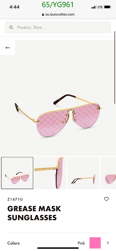 Glasses-LV, Code: YG961,$: 65USD