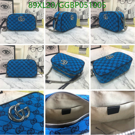 Gucci Bag-(4A)-Marmont,Code: GGBP051005,$: 89USD