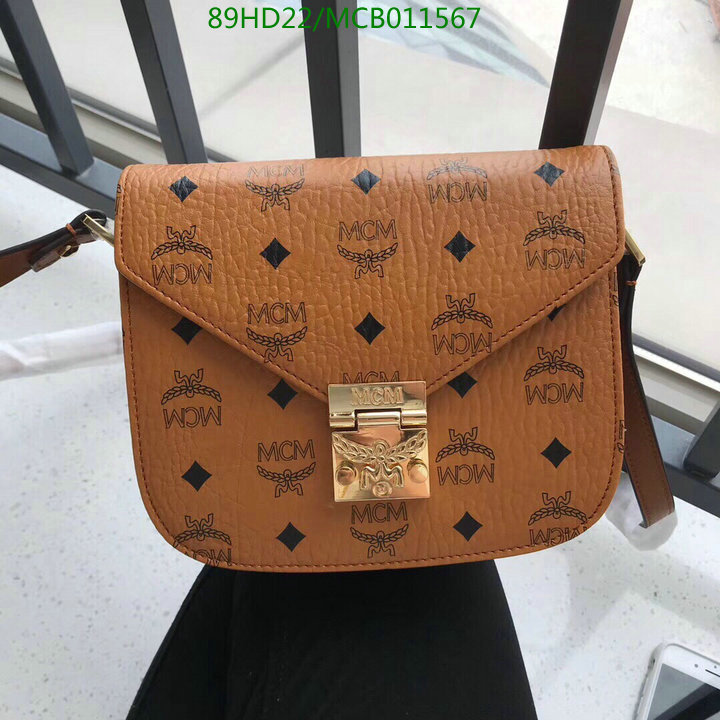 MCM Bag-(Mirror)-Diagonal-,Code: MCB011567,$:89USD