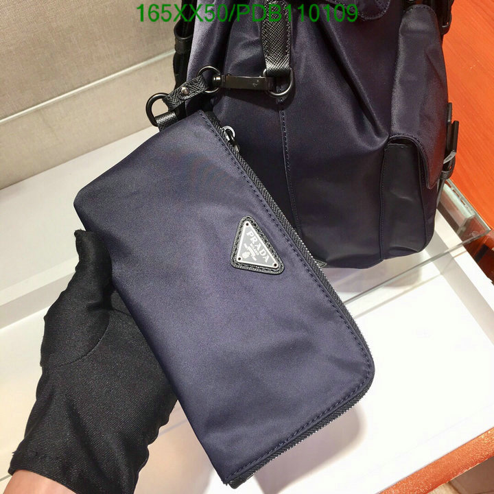 Prada Bag-(Mirror)-Backpack-,Code: PDB110109,$:165USD